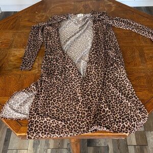 Leopard Print Women's duster